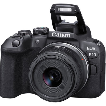 Canon EOS R10 Mirrorless Camera with RF-S 18-45mm f/4.5-6.3 IS STM