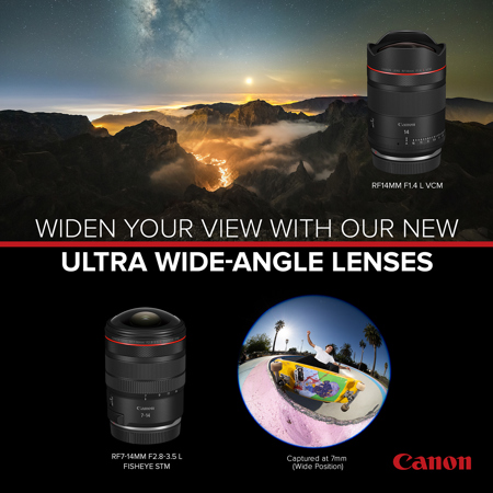 Canon RF 14mm f/1.4 L VCM Lens 7427C002