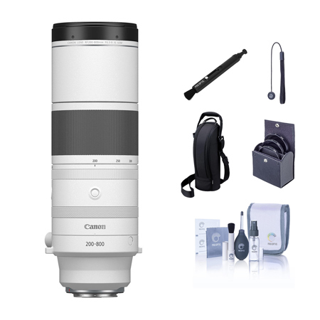 Canon RF 200-800mm f/6.3-9 IS USM Lens, Bundle with Included Value