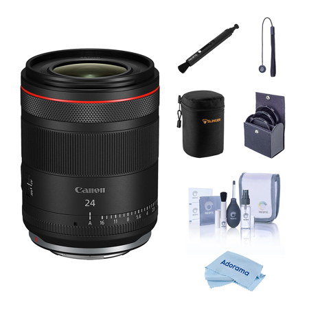 Canon RF 24mm f/1.4 L VCM Lens, Bundle with Included Value