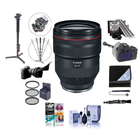 Canon RF 28-70mm f/2 L USM Lens with Premium Accessory Bundle