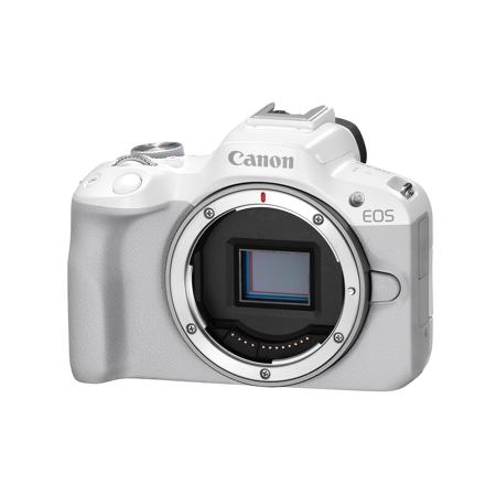Canon EOS R50 Mirrorless Camera, White