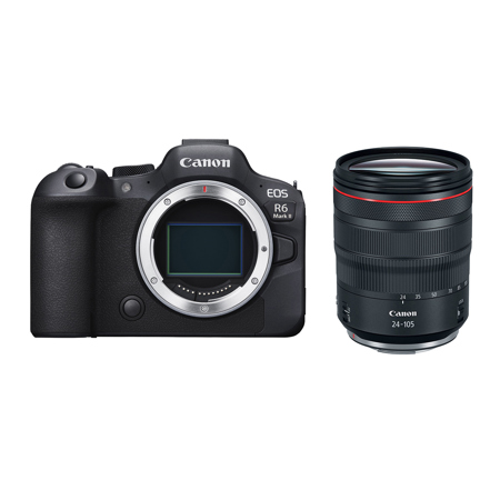 Canon EOS R6 Mark II Mirrorless Camera with Stop Motion Animation Firmware, Black, Bundle with RF 24-105mm f/4 L IS USM Lens