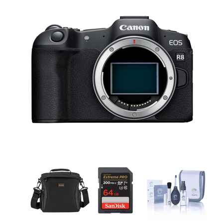 Canon EOS RP Mirrorless Camera with Microphone and Webcam Starter Kit