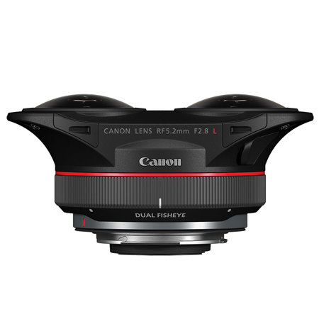 Canon RF 5.2mm f/2.8 L Dual Fisheye 3D VR Lens 5554C002 - Adorama