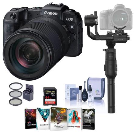 Canon EOS RP Mirrorless Camera with RF 24-240mm f/4-6.3 IS USM Lens W/DJI Ronins