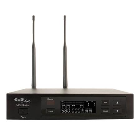 CAD Audio CADLive Receiver for 3000 Series Wireless System, BAND: Q (470-489MHZ)