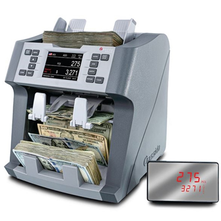 Cassida 9900R 2-Pocket Mixed Denomination Money Counter Machine