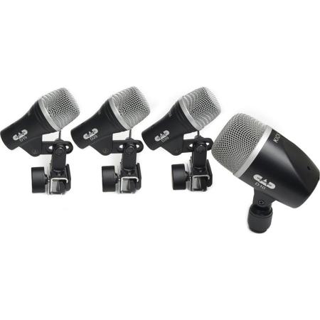 CAD Audio 4-Piece Drum Microphone Pack, Includes D19, D10, 2 x D29 Microphones