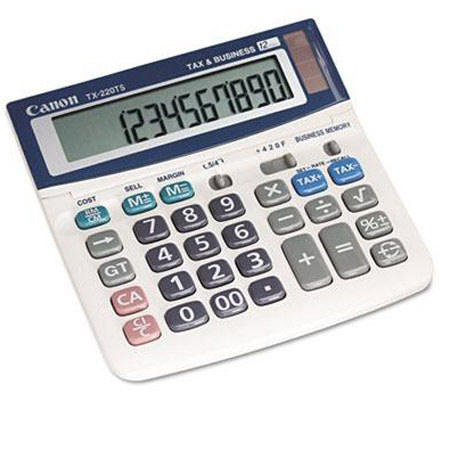 Canon TX-220TS Desktop Display Calculator