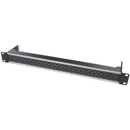 Canare 26 Channel Unloaded Video Jack Panel, 1RU for DVJB Dual Video Jacks