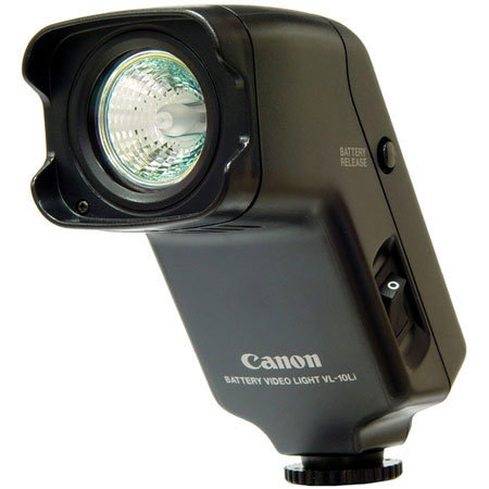 Canon VL-10LI, Lithium Battery Powered 10 watt Video Light. #3140A002