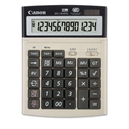 Canon WS-1410TG Green Display Calculator