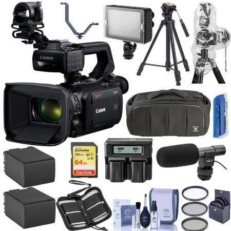 Canon XA50 1" CMOS 4K UHD Pro Camcorder,15x Optical Zoom Lens With Pro Acc Kit