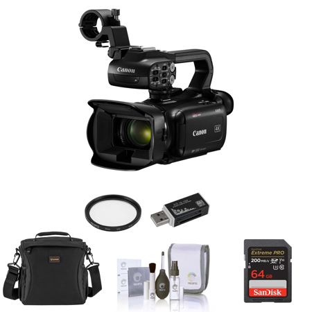 Canon XA60 4K Ultra HD Compact Professional 20x Zoom Camcorder w/ Acc ...