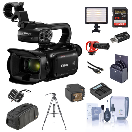 Canon XA65 4K Ultra HD Compact Pro 20x Zoom Camcorder with Premium Acc. Bundle