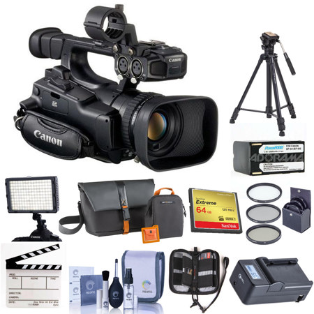 Canon XF-100 HD Camcorder With Premium Accessory Bundle