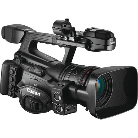 Canon XF-305 HD Pro Camcorder Bundle with LED Light and Light Stand Adapter
