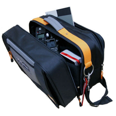 CineBags CB-10 Cinematographer Bag, Black/Gray with Blue Webbing