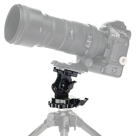 Custom Brackets Panning & Tilting Head with Custom Brackets Quick Release