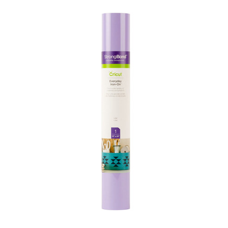 Cricut Everyday Iron-On Heat Transfer Vinyl, 12x24" Roll, Lilac
