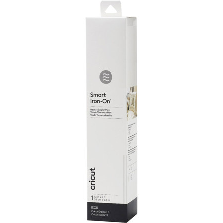 Cricut Smart Iron-On Heat Transfer Vinyl, 13"x9' Roll, White
