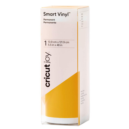Cricut Joy Smart Permanent Vinyl, 5.5x48" Roll, Maize Yellow