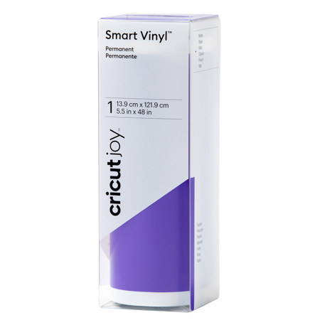 Cricut Joy Smart Permanent Vinyl, 5.5x48" Roll, Purple