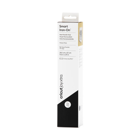Cricut Joy Xtra Smart Iron-On Heat Transfer Vinyl, 9.5x24" Roll, Black