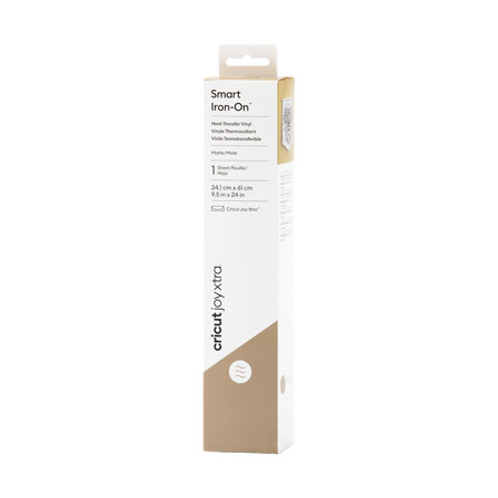 Cricut Joy Xtra Smart Iron-On Heat Transfer Vinyl, 9.5x24" Roll, Gold
