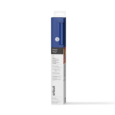 Cricut Smart Matless Permanent Vinyl, 13"x3' Roll, Blue
