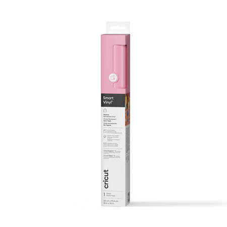 Cricut Smart Matless Permanent Vinyl, 13"x3' Roll, Light Pink