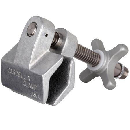 Cardellini 2M Clamp with 2" Microphone Mount End Jaw Configuration
