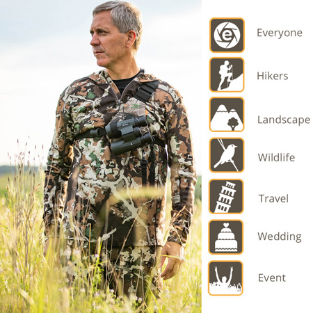 Cotton Carrier SKOUT Sling-Style Harness for Binoculars, Realtree Camo