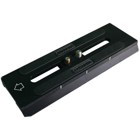Cartoni Long Slide-In Camera Plate with Pin and 1/4" Screw