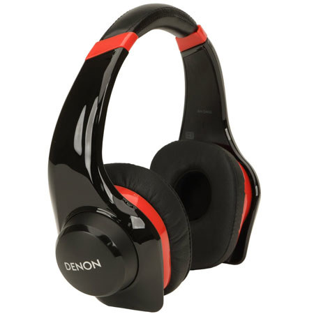 Denon Urban Raver AH-D320 On-Ear Headphones, Red