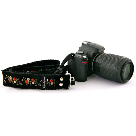 Capturing Couture Boho Alicia Black 1.5in Camera Strap