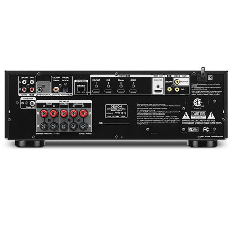 Denon AVR-1613 5.1 Channel 3D Pass Through and Networking Home Theater Receiver