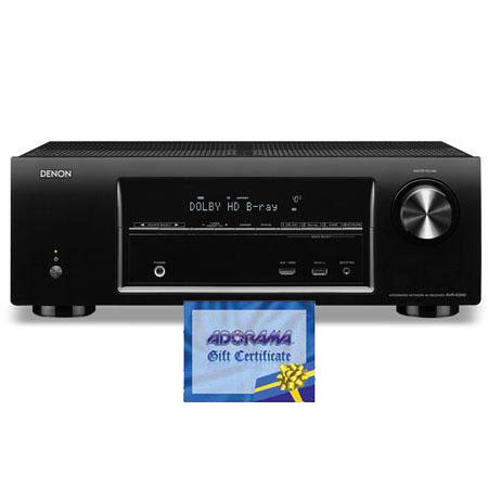 Denon AVR-E300 Network Home Theater Receiver - Bundle w/$100.00 Gift Certificate