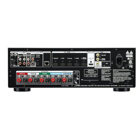 Denon AVR-X1000 In-Command 5.1-Channel Networking Home Theater Receiver