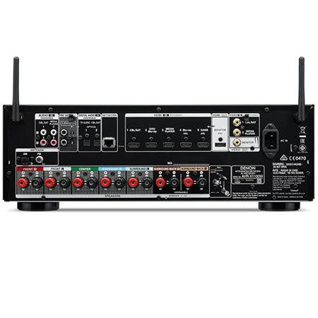 Denon AVR-X1100W 7.2 Channel In-command Receiver with Bluetooth