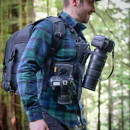 COTTON CARRIER カメラハーネス ブラック フリーサイズ G3 Camera Harness | Secure Camera Carrying – Cotton Camera