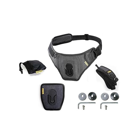 Cotton Carrier 48" SlingBelt Carrying System for 2 Cameras, Gray