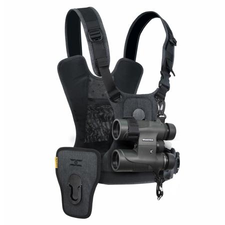 Cotton Carrier G3 Harness System for Binoculars and Camera, Charcoal Grey