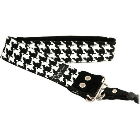 Capturing Couture Camera Strap: Tapestry Collection Charlotte Black 1.5"