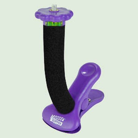 Camera Clipper Compact Camera Edition, Hot Pink - Camera Clamp Mount, 1/4" Screw