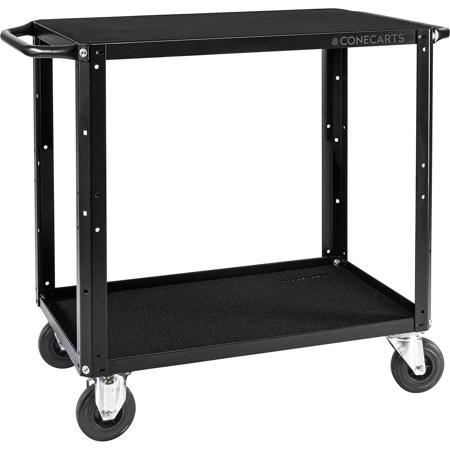 ConeCarts 2-Shelf Small Workstation Cart