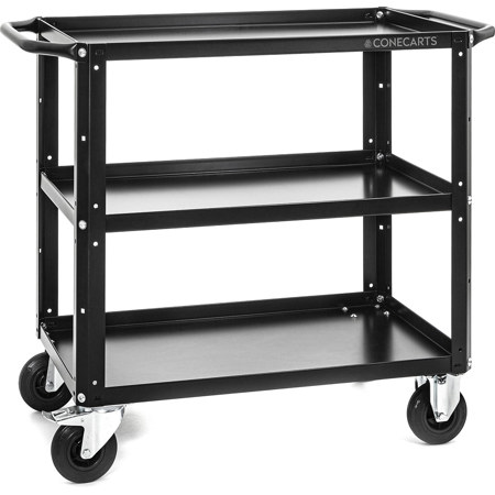 ConeCarts 3-Shelf Small Basic Cart