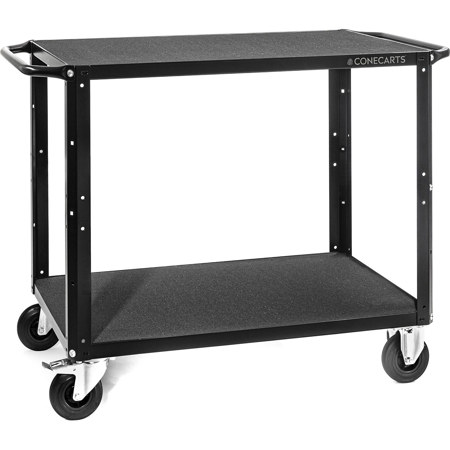 ConeCarts 2-Shelf Large Basic Cart with High-Density Precut Foam