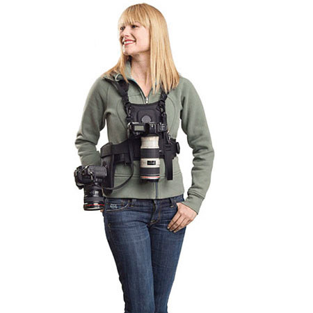 Cotton Carrier Camera System for 2 Camera's, Black